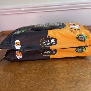 DUDE Wipes: XL Flushable Wipes - 2 Pack, 96 Wipes DUMPkin Spice - Exp 12/2026